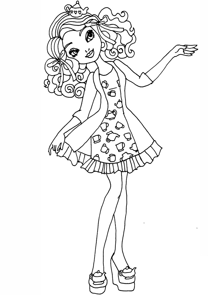 Dibujo de Conseguir la Madeline Mas Bella para Colorear