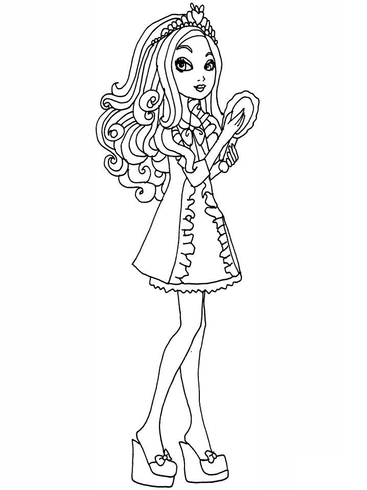 Dibujo de Conseguir la Manzana Mas Justa para Colorear