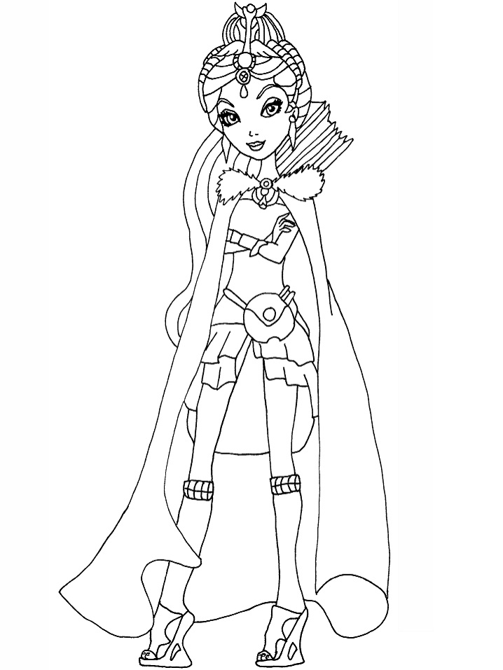 Dibujo de Cuervo del día del Legado para Colorear