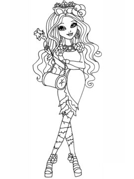 Dibujo de La Belleza de Brezo para Colorear