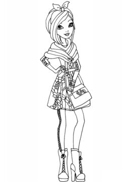 Dibujo de Poppy o Hair para Colorear