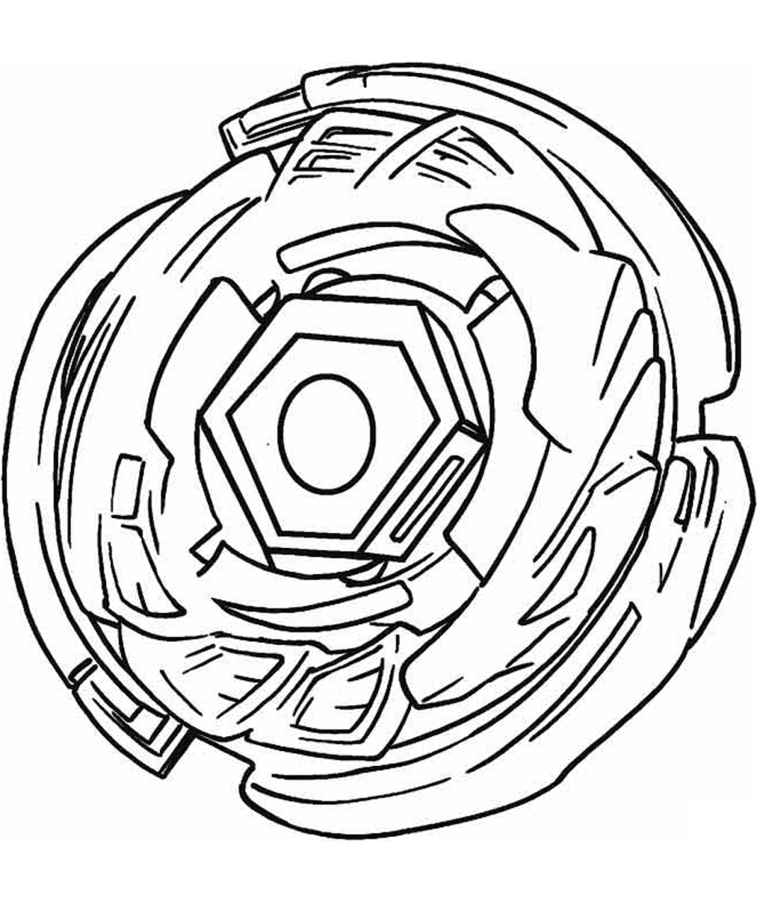 Dibujo de 1567584684 a Beyblade A4 para Colorear