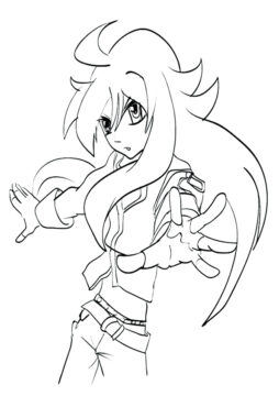 Dibujo de Hermosa Tsubasa Otori para Colorear