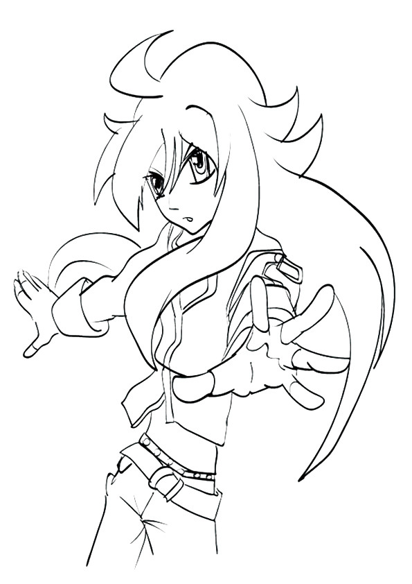 Dibujo de Hermosa Tsubasa Otori para Colorear