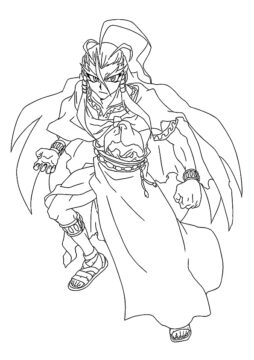 Dibujo de Rago Enojado para Colorear