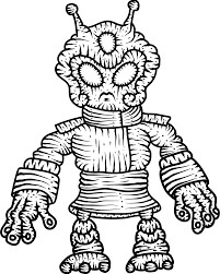 Dibujo de Extranjeros Duros para Colorear