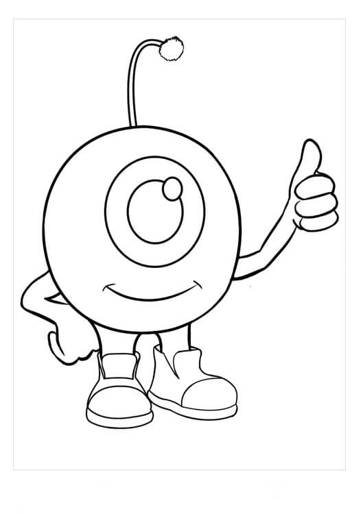 Dibujo de Extranjeros Como Tu para Colorear
