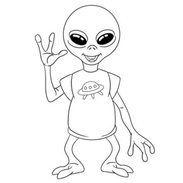 Dibujo de Nios Extranjeros para Colorear