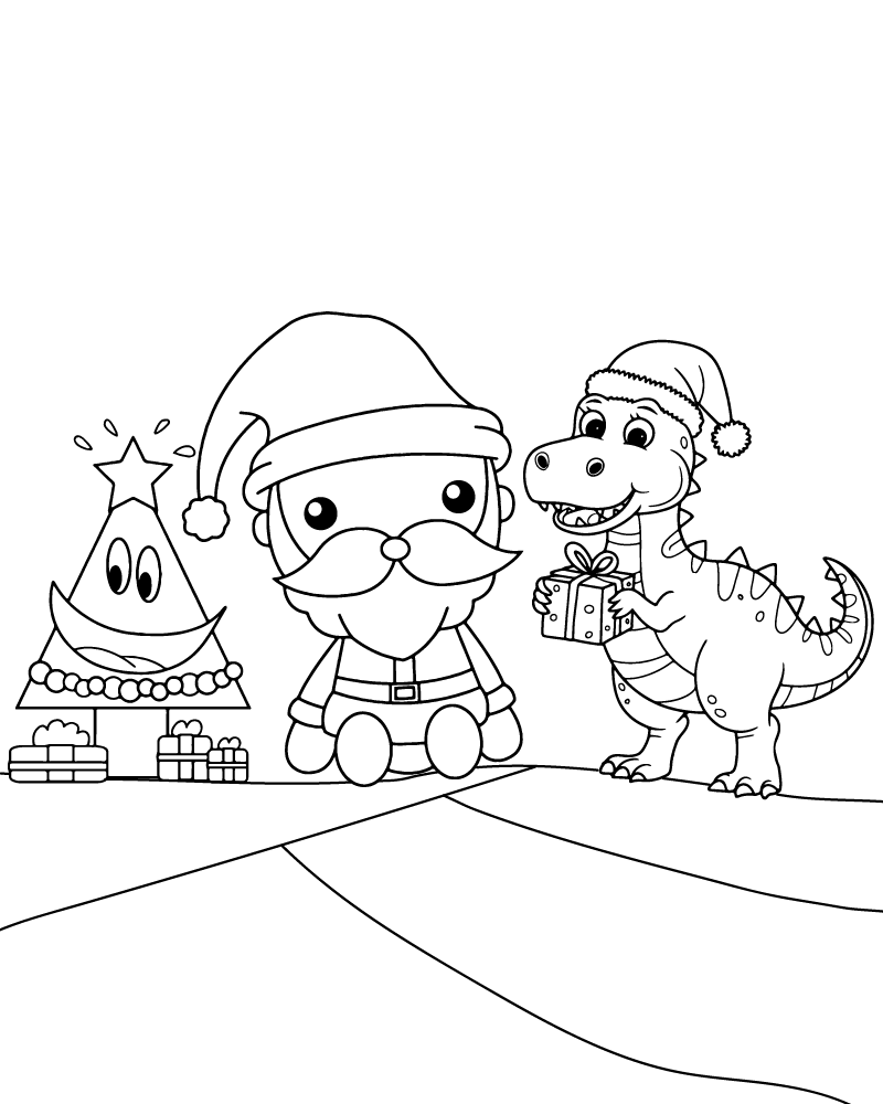 Dibujo de Christmas Toys For Kids Coloring Page para Colorear