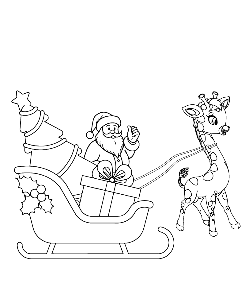 Dibujo de Simple Holiday Coloring Activity para Colorear