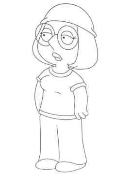 Dibujo de Padre de Familia Meg Griffin para Colorear