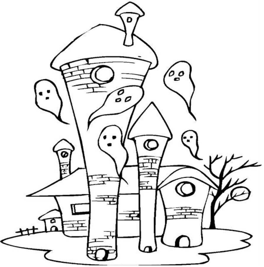 Dibujo de Fantasma para Colorear
