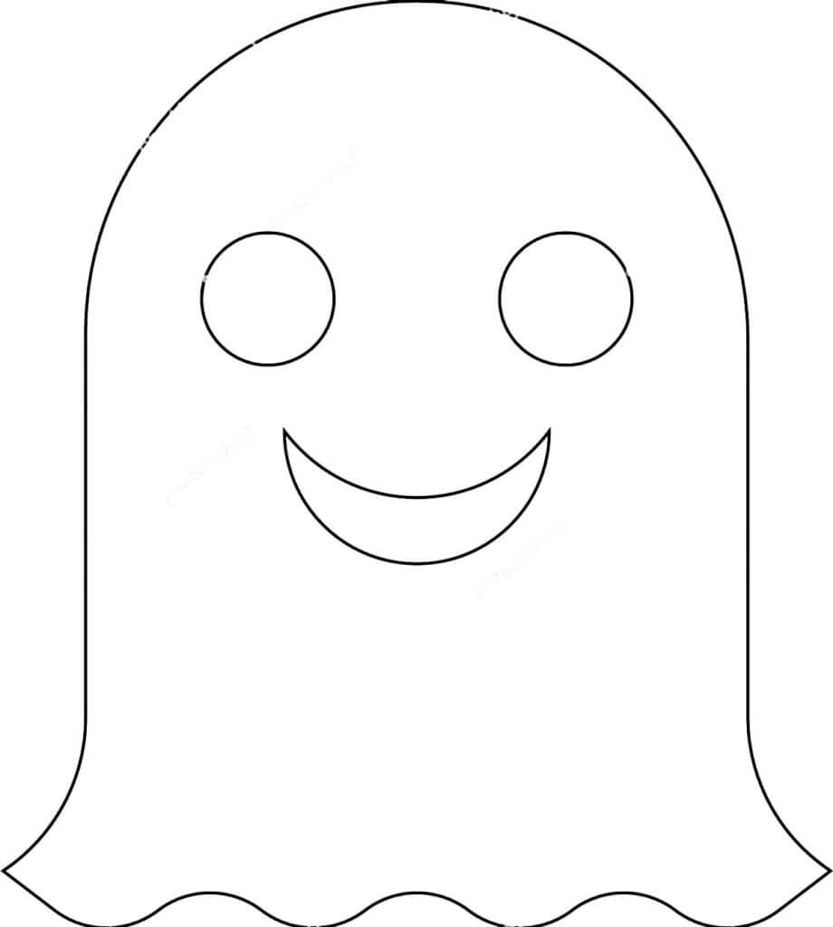 Dibujo de Fantasma Encantador para Colorear