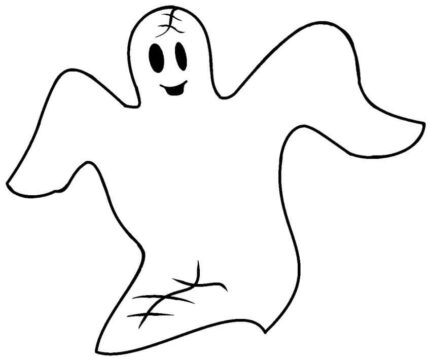 Dibujo de Gran Fantasma para Colorear