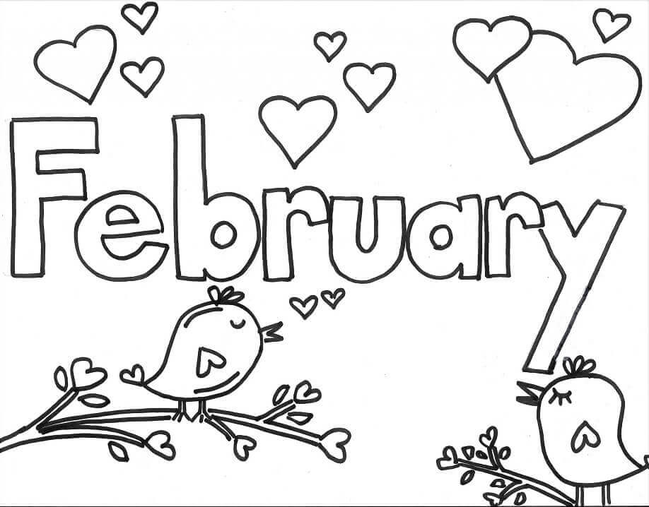 Dibujo de 3 de Febrero para Colorear