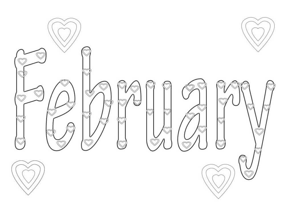 Dibujo de 6 de Febrero para Colorear