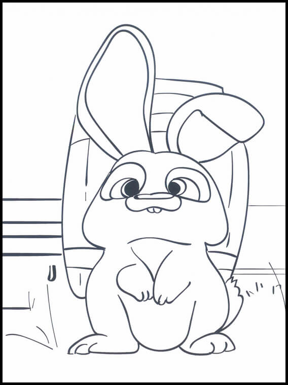 Dibujo de Conejito de Fernando para Colorear
