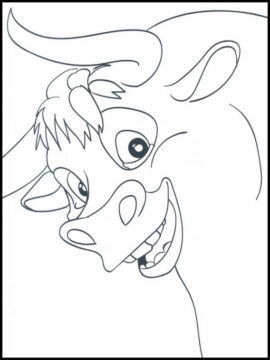 Dibujo de Ferdinand Riendo para Colorear