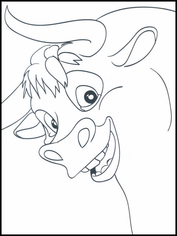 Dibujo de Ferdinand Riendo para Colorear