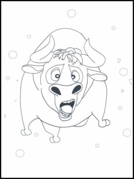 Dibujo de Fernando en Pnico para Colorear