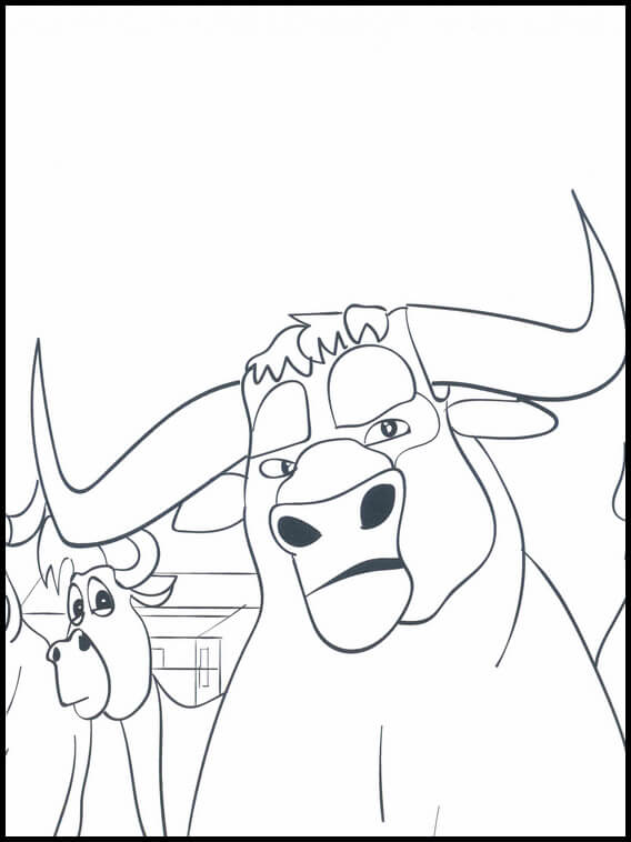 Dibujo de Valiente de Ferdinand para Colorear