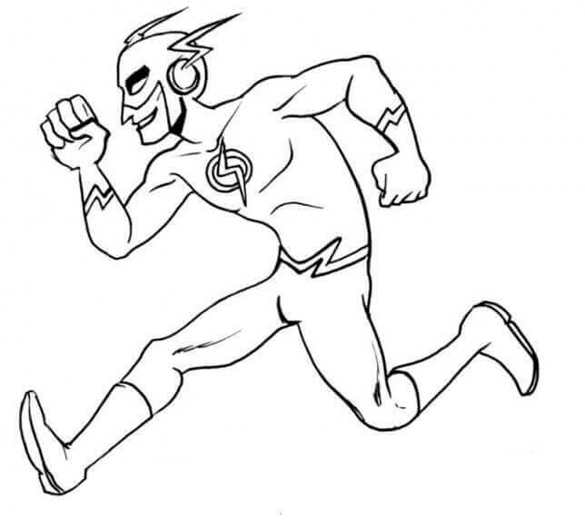 Dibujo de Buen Flash para Colorear