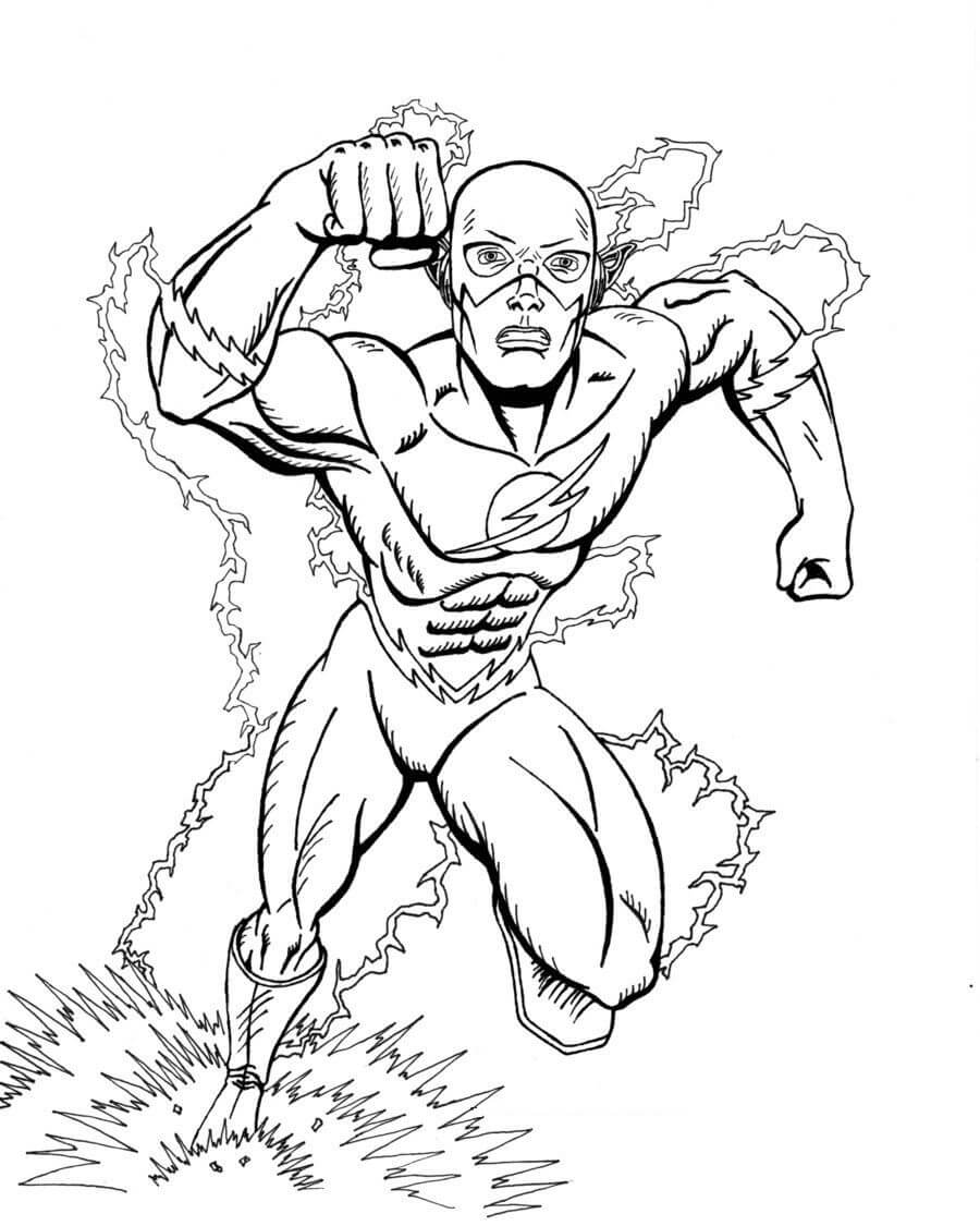 Dibujo de Enfriar Flash para Colorear
