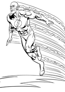Dibujo de Gran Flash para Colorear