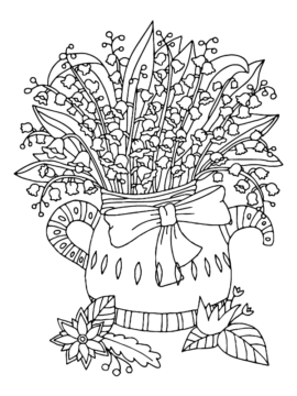 Dibujo de Flowers Sheet For Adult Coloring Pagepng para Colorear