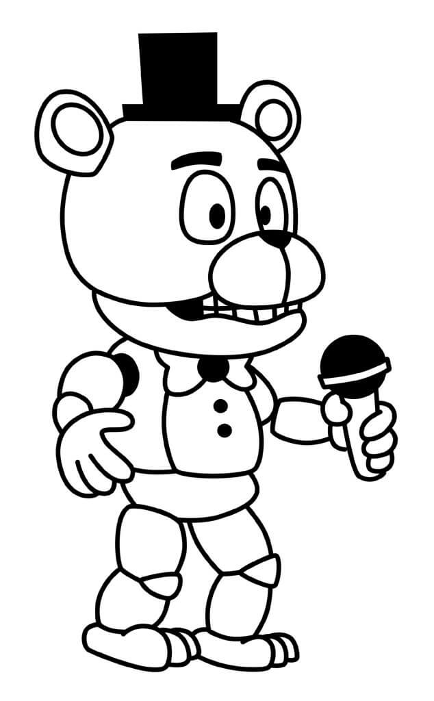 Dibujo de Super Fnaf para Colorear