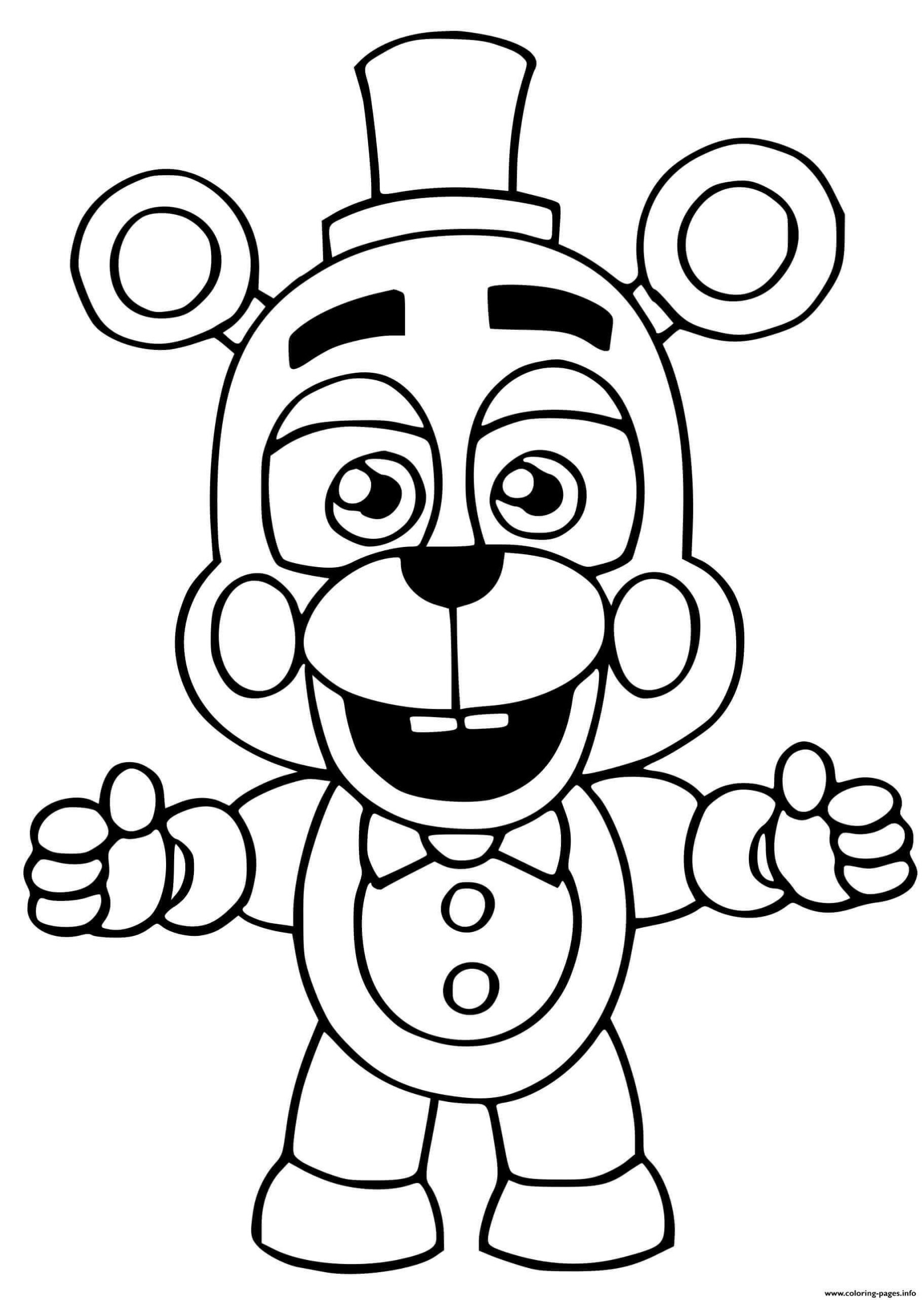 Dibujo de Bebé Freddy Se Seco para Colorear