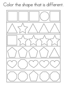 Dibujo de Formas Populares para Colorear