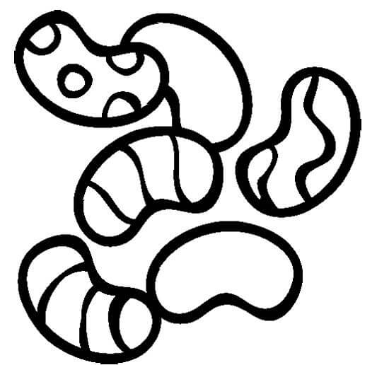 Dibujo de Frijoles para Colorear