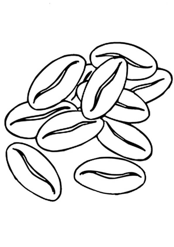 Dibujo de Estupendo Frijoles para Colorear