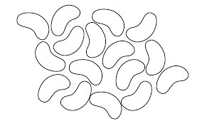 Dibujo de Frijol Imprimible para Colorear