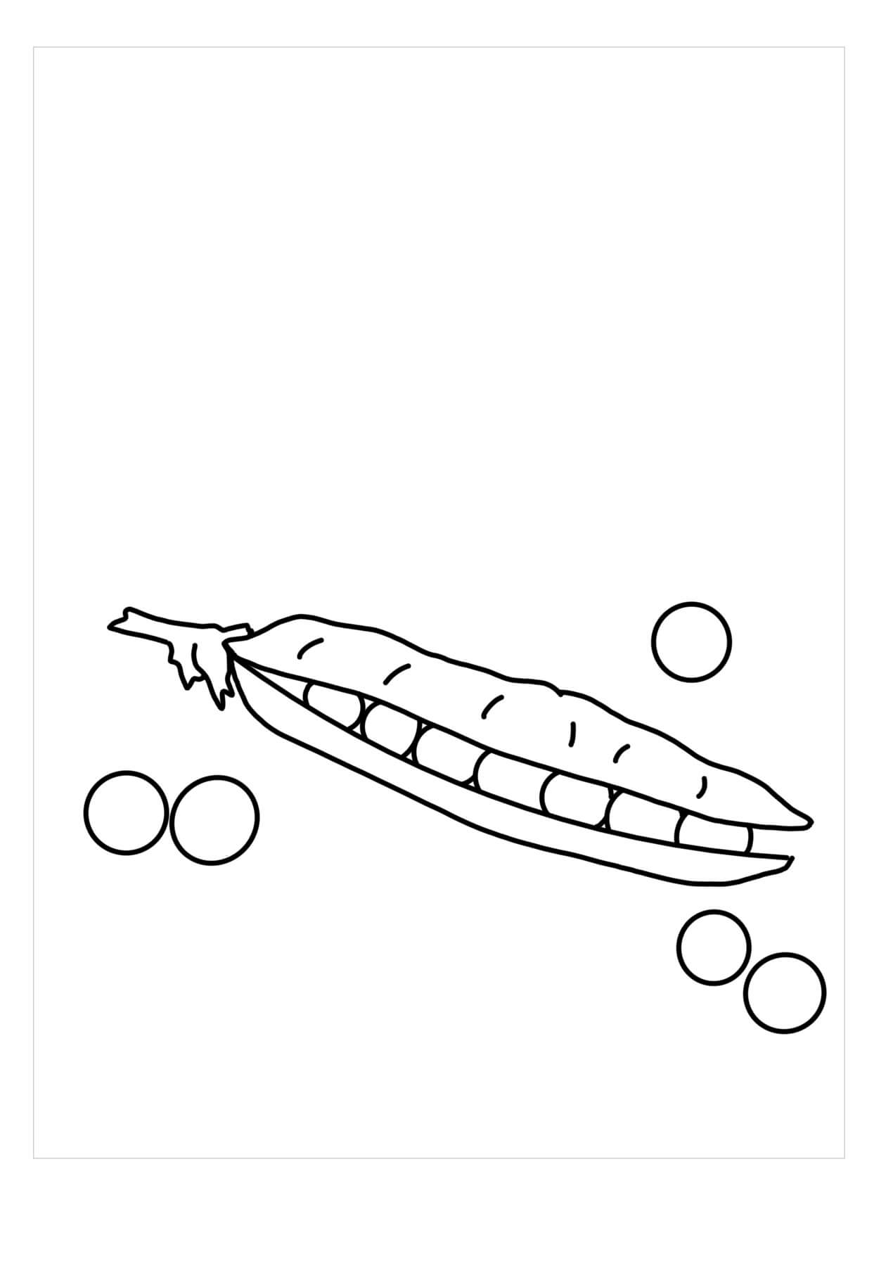 Dibujo de Frijoles Impresionantes para Colorear