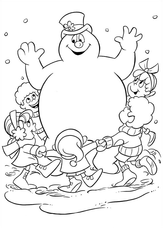 Dibujo de Helado con niños para Colorear