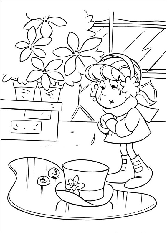 Dibujo de Karen Esta Triste para Colorear
