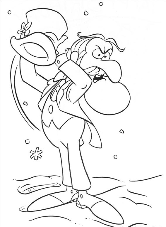 Dibujo de Profesor Enojado Hinkle para Colorear