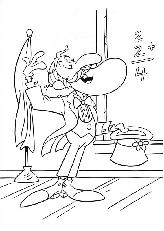Dibujo de Profesor Hinkle para Colorear