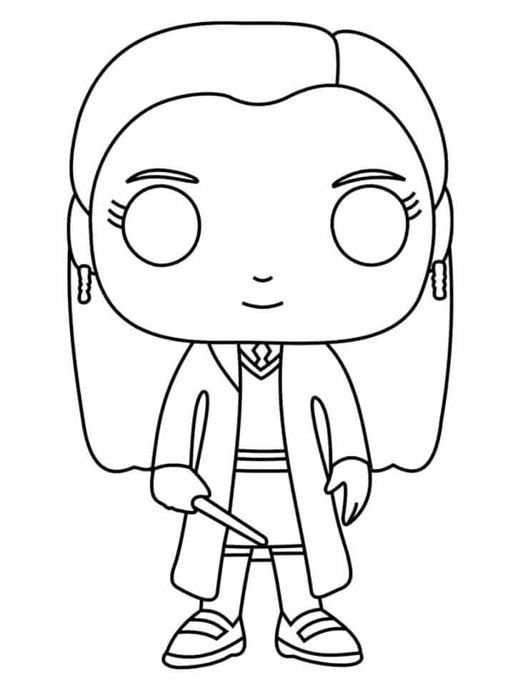 Dibujo de Hermione Funko para Colorear