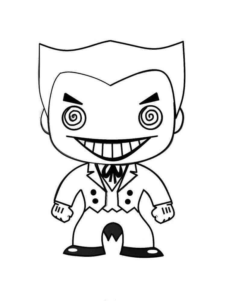 Dibujo de Joker Funko para Colorear