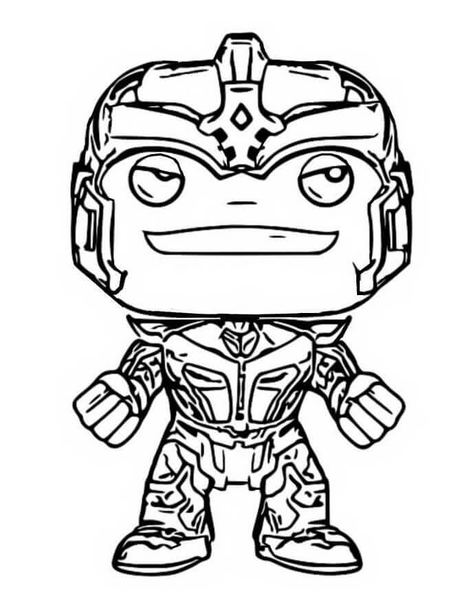 Dibujo de Thanos Funko para Colorear