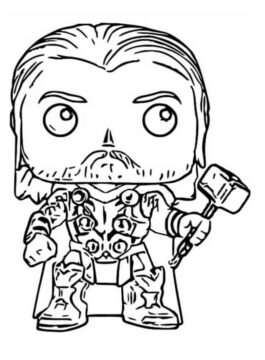 Dibujo de Thor Funko para Colorear