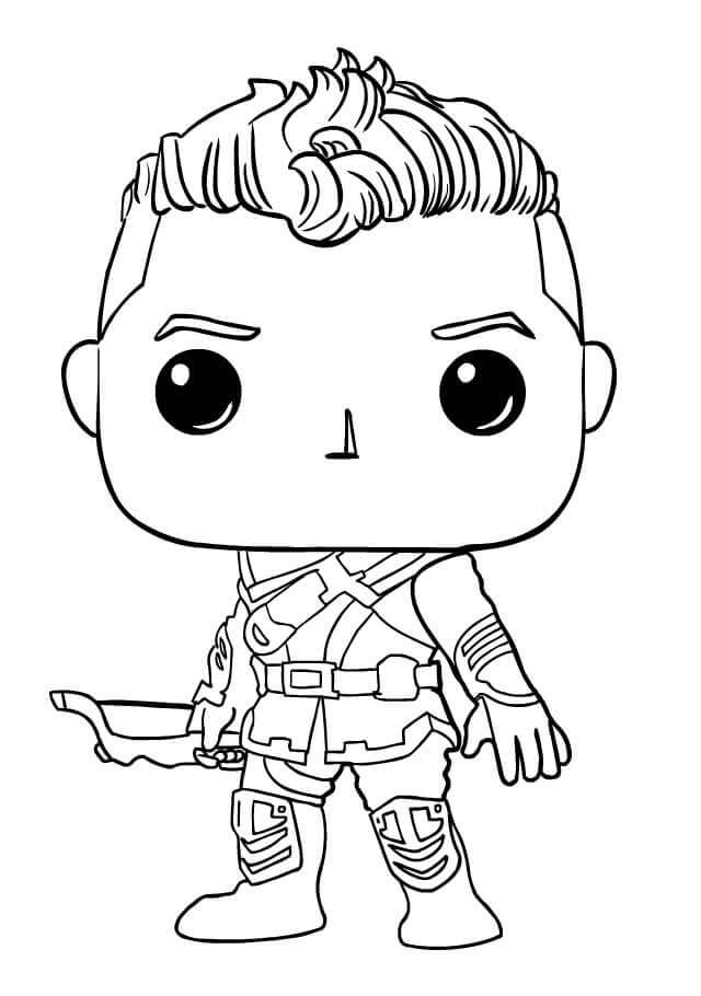Dibujo de Funko Ojo de Halcon para Colorear