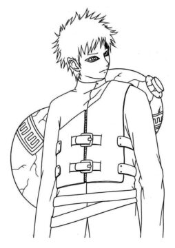 Dibujo de Gran Gaara para Colorear