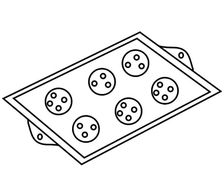 Dibujo de Buenas Galletas para Colorear