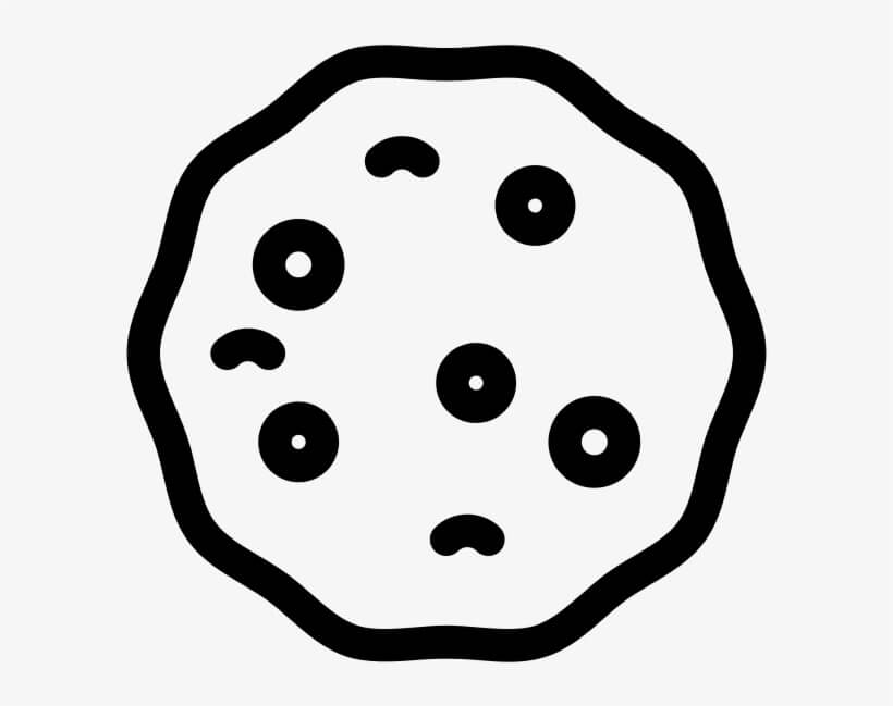 Dibujo de Galleta de Dibujo para Colorear