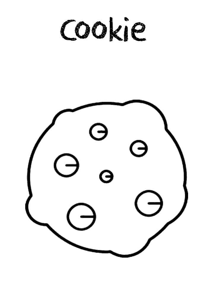 Dibujo de Galleta Impresionante para Colorear
