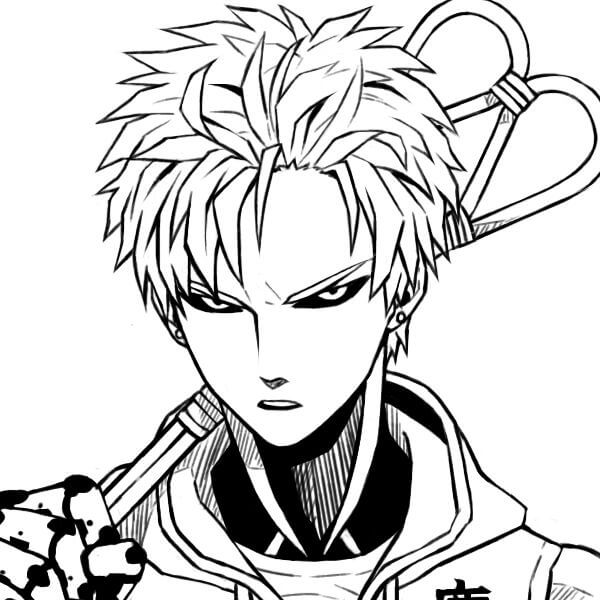 Dibujo de Dulce Genos para Colorear